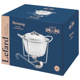 Мармит с половником lefard серия "harmony", 4л Lefard (920-113)