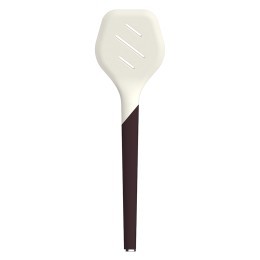 Лопатка с прорезями smartchef, 32 см, бежевая/бордовая (80109)