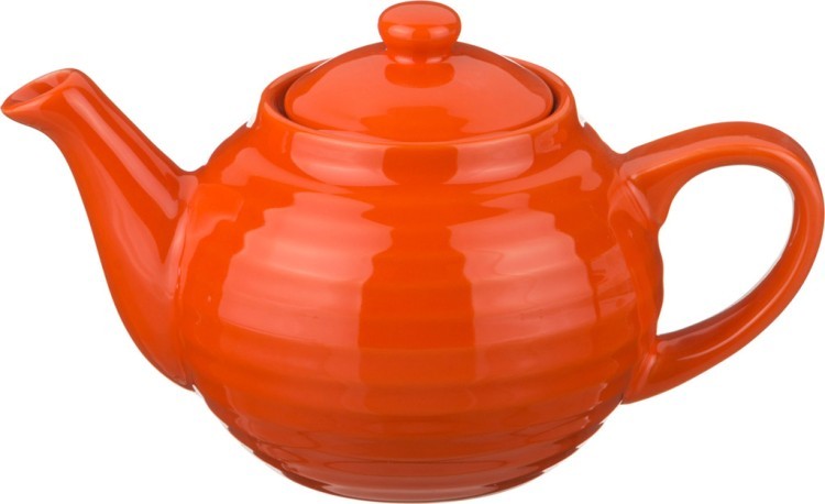Заварочный чайник 800 мл.оранжевый (кор=18шт.) Agness (470-318)