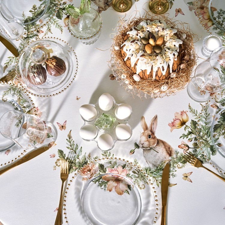 Скатерть круглая "sense" 190см ,зеленый 100%хлопок, твил с пропиткой Lefard (850-753-22)