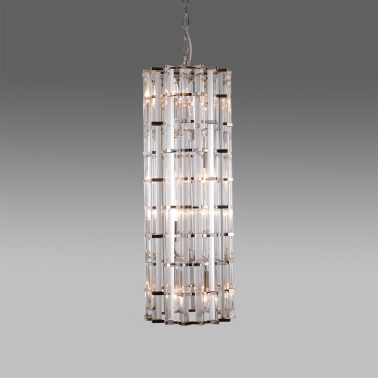 Люстра MD3467-8NI, металл, стекло, clear, ROOMERS FURNITURE