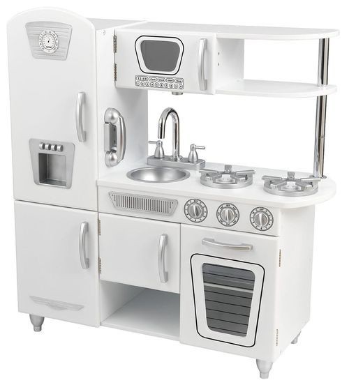 Детская игрушечная кухня из дерева "Винтаж", цвет Белый (White Vintage Kitchen) (53208_KE) Детская игрушечная кухня из дерева "Винтаж", цвет Белый (White Vintage Kitchen) (53208_KE)