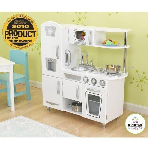 Детская игрушечная кухня из дерева "Винтаж", цвет Белый (White Vintage Kitchen) (53208_KE) Детская игрушечная кухня из дерева "Винтаж", цвет Белый (White Vintage Kitchen) (53208_KE)