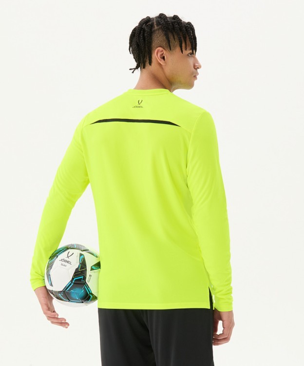 Футболка судейская с длинным рукавом JÖGEL DIVISION PerFormDRY Referee LS Tee, желтый неон (2123316) Футболка судейская с длинным рукавом JÖGEL DIVISION PerFormDRY Referee LS Tee, желтый неон (2123316)
