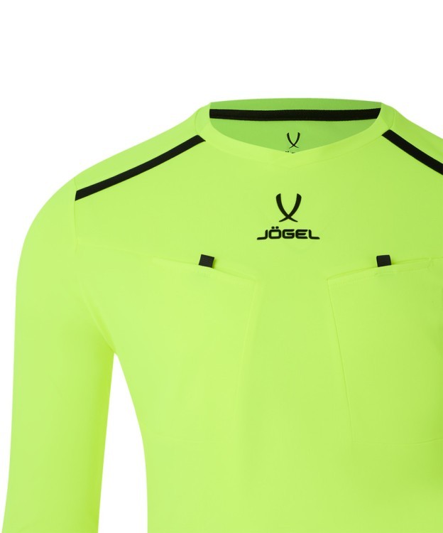 Футболка судейская с длинным рукавом JOGEL DIVISION PerFormDRY Referee LS Tee, желтый неон (2123316)