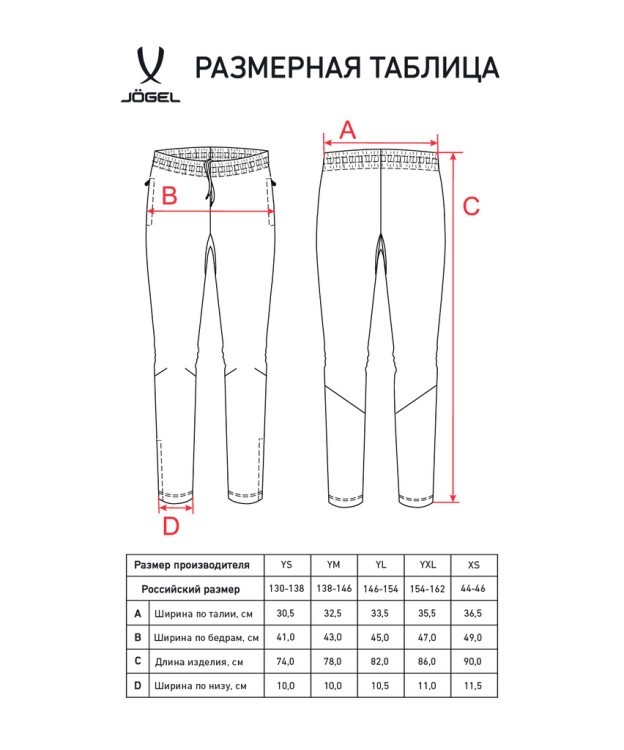 Брюки тренировочные JÖGEL CAMP 2 Training Pants, темно-синий, детский (2112240) Брюки тренировочные JÖGEL CAMP 2 Training Pants, темно-синий, детский (2112240)