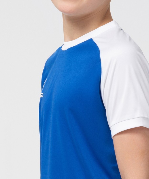 Футболка игровая CAMP Reglan Jersey, синий/белый, детский (702241) Футболка игровая CAMP Reglan Jersey, синий/белый, детский (702241)