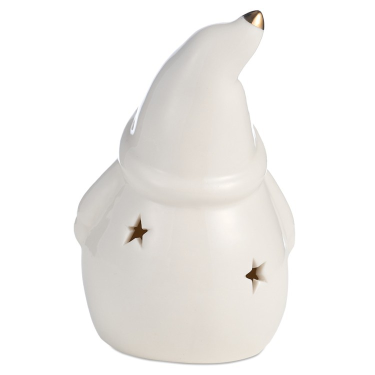 Фигурка "дед мороз" с led-подсветкой 7,7*6,7*11,7 см Lefard (146-2183)