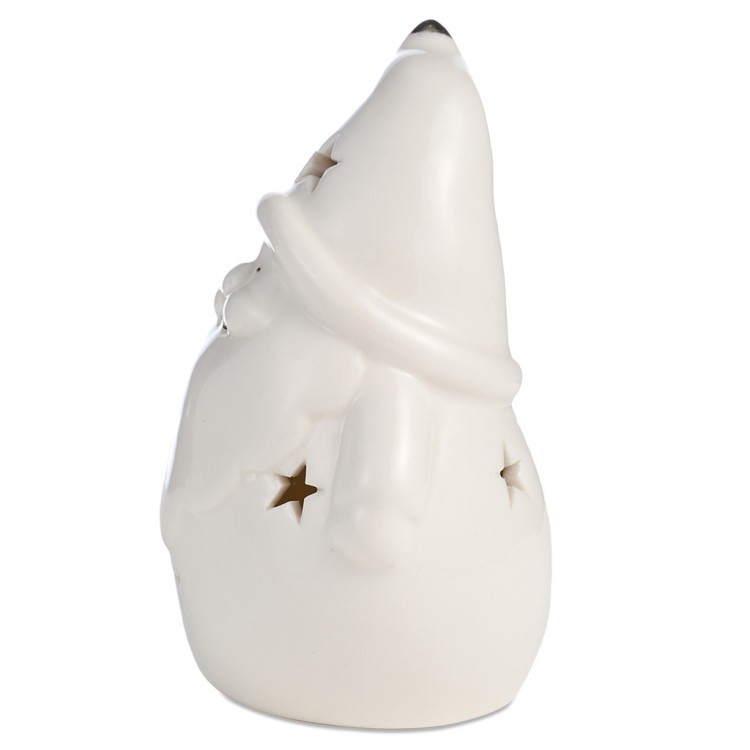 Фигурка "дед мороз" с led-подсветкой 7,7*6,7*11,7 см Lefard (146-2183)