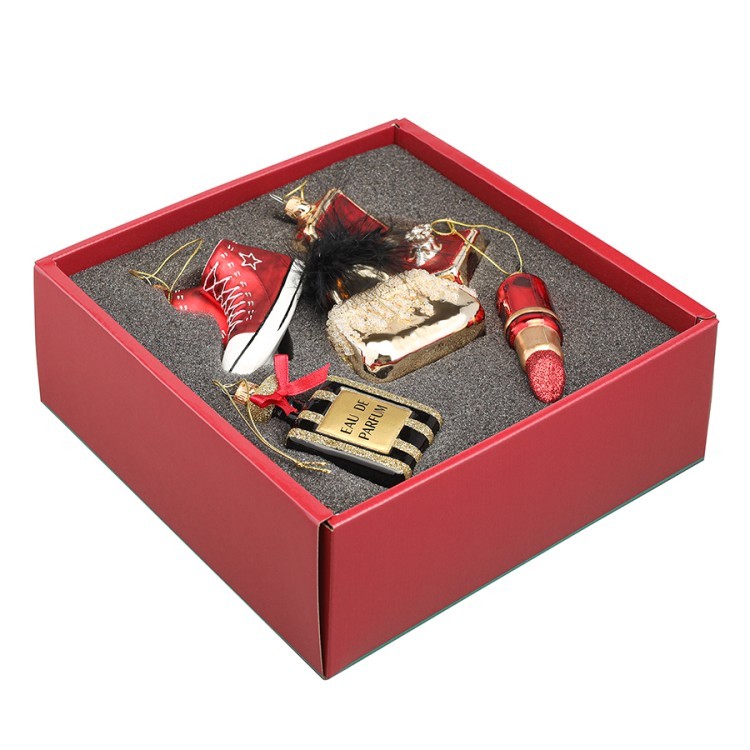 Набор ёлочных украшений vogue из коллекции new year essential, 5 шт. (79398)