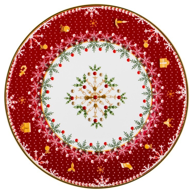 Тарелка "christmas collection" диаметр=26 см высота=2,2 см Lefard (586-425)