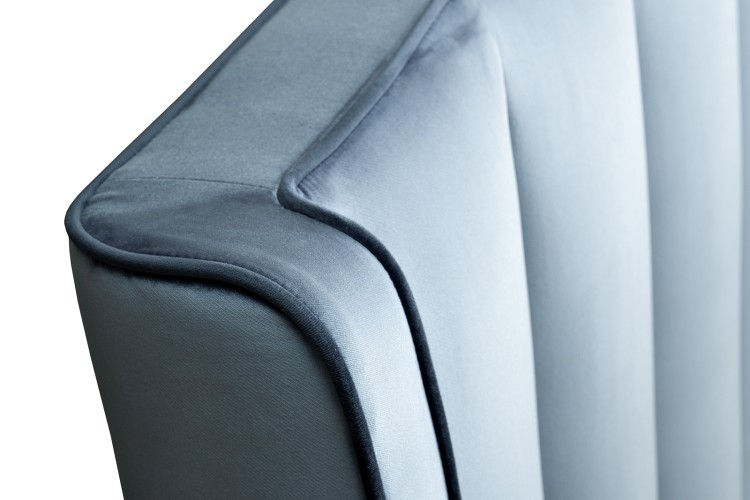 Кровать Odry c подъем.мех.вельвет синий Velv SIN 186*220*120 (TT-00016639)