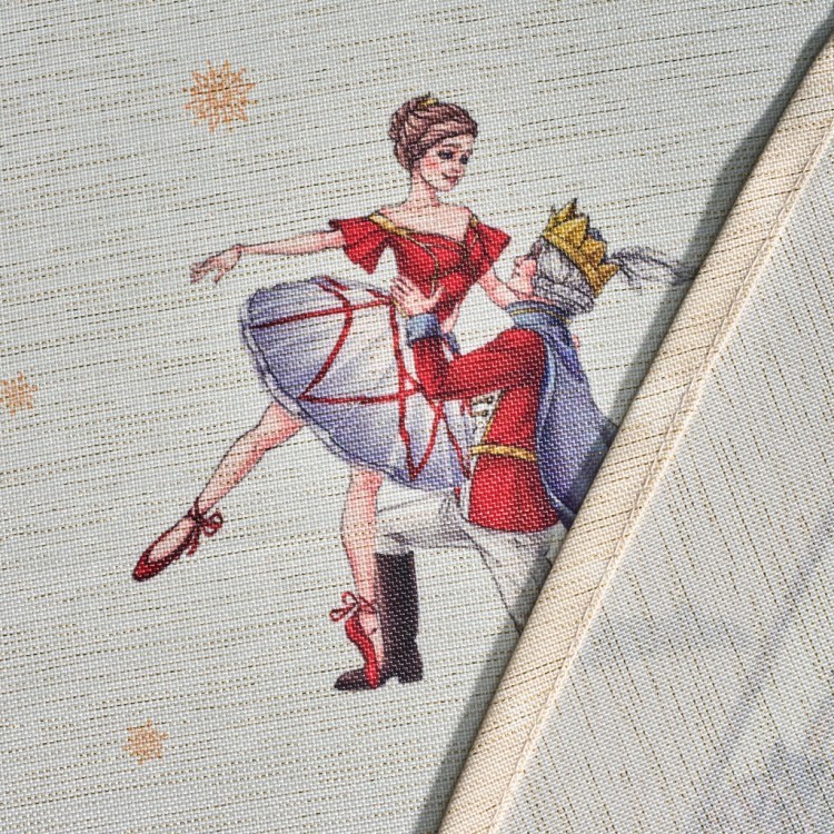 Скатерть  d220 cm круглая, "щелкунчик" цвет: бежевый, tm lefard, полиэстер 100% Lefard (986-002-26)