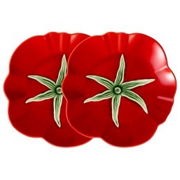 Набор тарелок обеденных lefard "tomato" 26,5х26 см/2 шт Lefard (536-297)