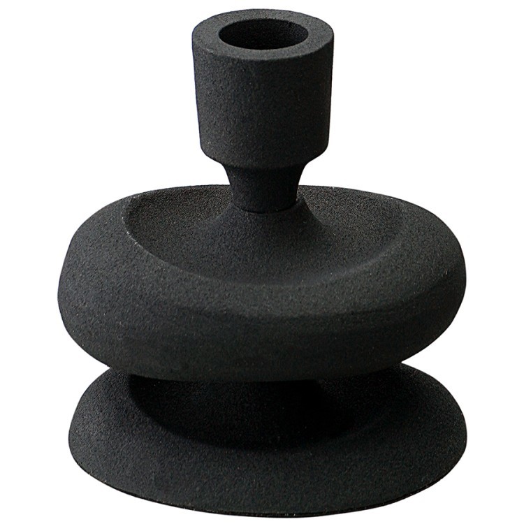 Подсвечник vivlend, 12 см, черный (76297)