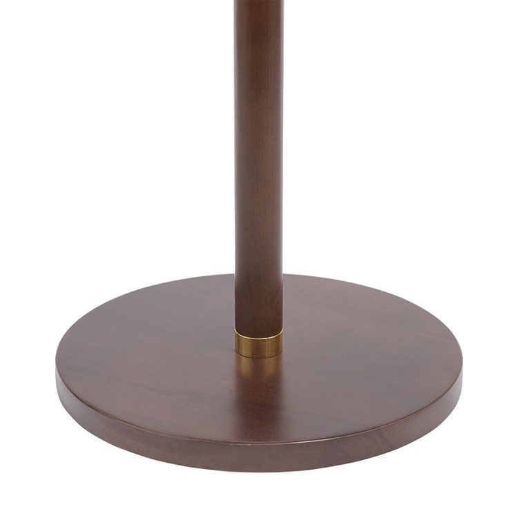 Вешалка напольная bakken, 180 см, золотистый хром/светлый орех (74885)