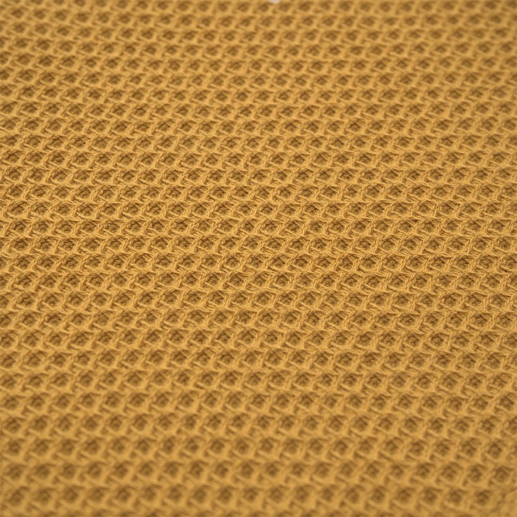 Полотенце для лица вафельное цвета карри из коллекции essential, 30х30 см (76714)