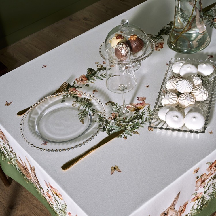 Скатерть "sense" 160х220см ,зеленый 100%хлопок, твил с пропиткой Lefard (850-753-21)