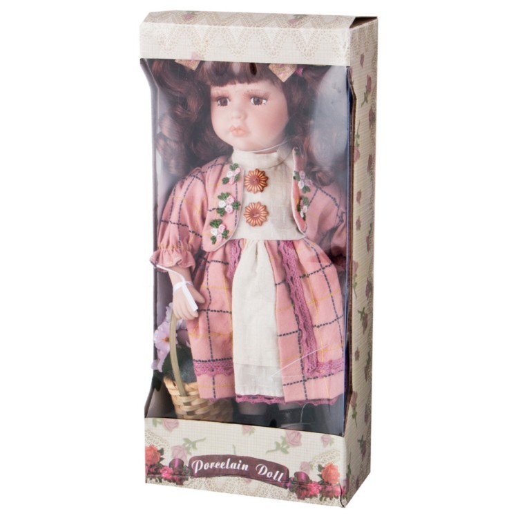Кукла фарфоровая декоративная высота=30 см. RF COLLECTION (346-260)
