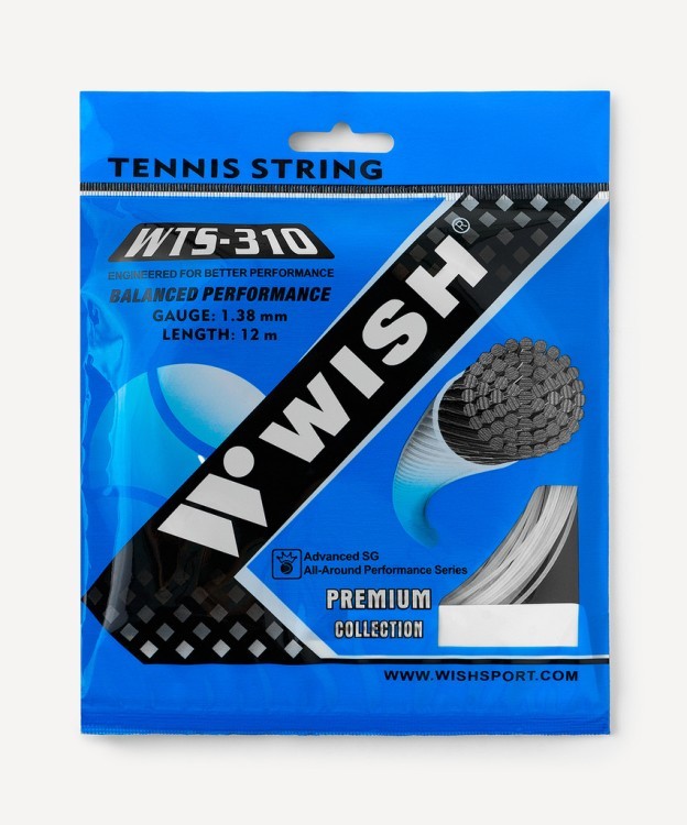 Струна для теннисной ракетки String WS-310, белый (2119121)