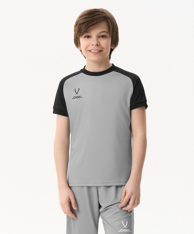 Футболка игровая JÖGEL CAMP Reglan Jersey, серый, детский (2120997) Футболка игровая JÖGEL CAMP Reglan Jersey, серый, детский (2120997)