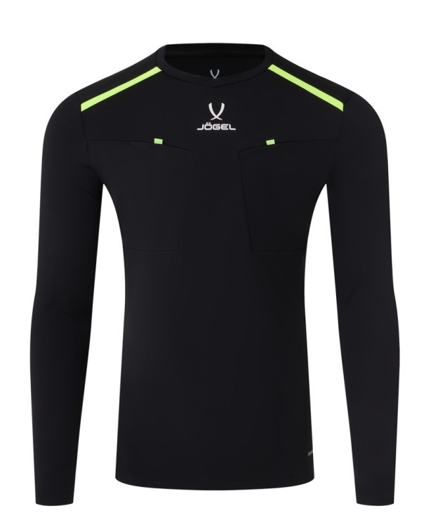 Футболка судейская с длинным рукавом JÖGEL DIVISION PerFormDRY Referee LS Tee, черный (2123322) Футболка судейская с длинным рукавом JÖGEL DIVISION PerFormDRY Referee LS Tee, черный (2123322)