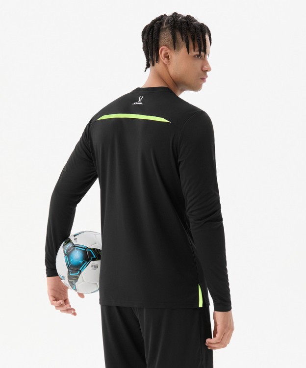 Футболка судейская с длинным рукавом JÖGEL DIVISION PerFormDRY Referee LS Tee, черный (2123322) Футболка судейская с длинным рукавом JÖGEL DIVISION PerFormDRY Referee LS Tee, черный (2123322)