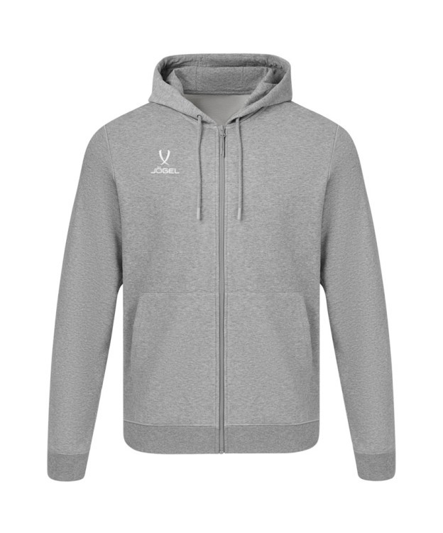 Флисовое худи на молнии ESSENTIAL Cotton Fleece FZ Hoodie, серый меланж (2122116)