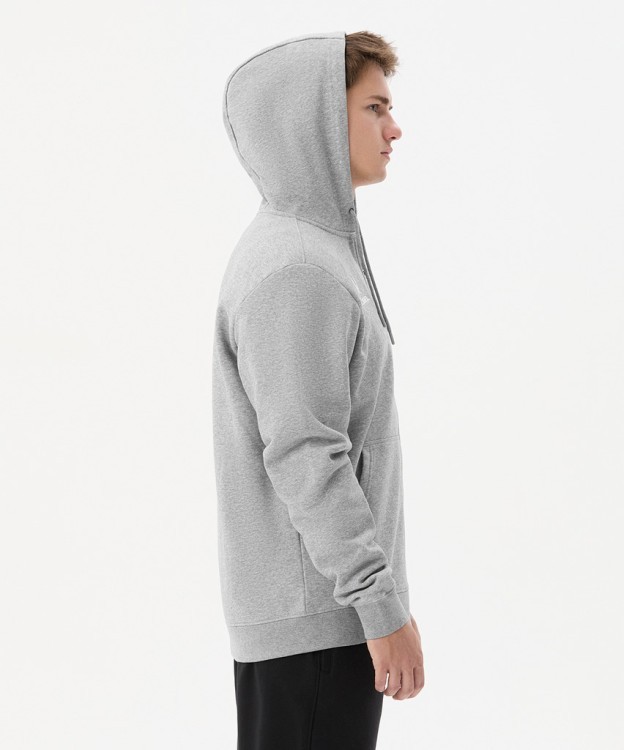 Флисовое худи на молнии JÖGEL ESSENTIAL Cotton Fleece FZ Hoodie, серый меланж (2122116) Флисовое худи на молнии JÖGEL ESSENTIAL Cotton Fleece FZ Hoodie, серый меланж (2122116)