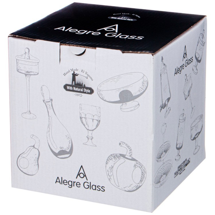 Блюдо на ножке, 14х16 см Alegre Glass (337-103)