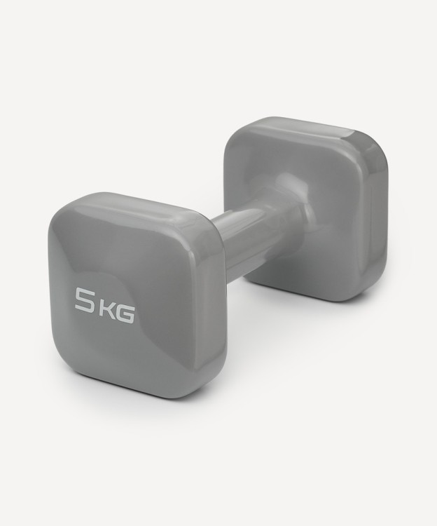 Гантель виниловая Starfit DB-106 5 кг, темно-серый (2119191) Гантель виниловая Starfit DB-106 5 кг, темно-серый (2119191)