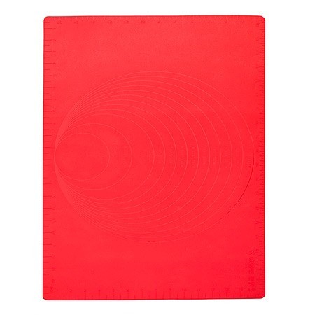 Коврик силикон красный 60 х40 см МВ (29437)