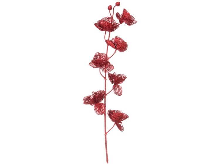 Изделие декоративное "орхидея" длина=85см. красный Lefard (241-2473)