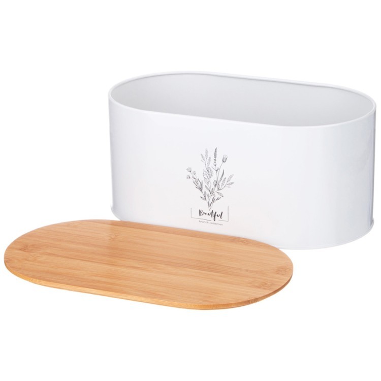 Набор agness "provence" 2в1 хлебница 34*19*15 см, банка для сыпучих 10*12,5 см 2 шт Agness (790-374)