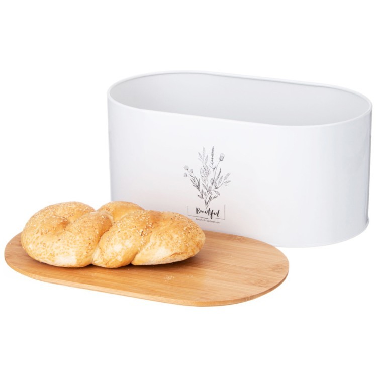 Набор agness "provence" 2в1 хлебница 34*19*15 см, банка для сыпучих 10*12,5 см 2 шт Agness (790-374)