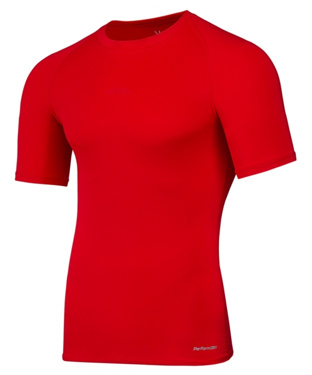 Футболка компрессионная JÖGEL PerFormDRY Baselayer Tee SS 2, красный (2110062)