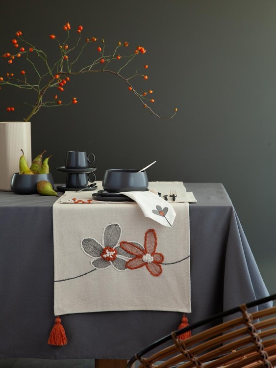 Салфетка под приборы stone flowers из коллекции ethnic, 33х48 см (79777)