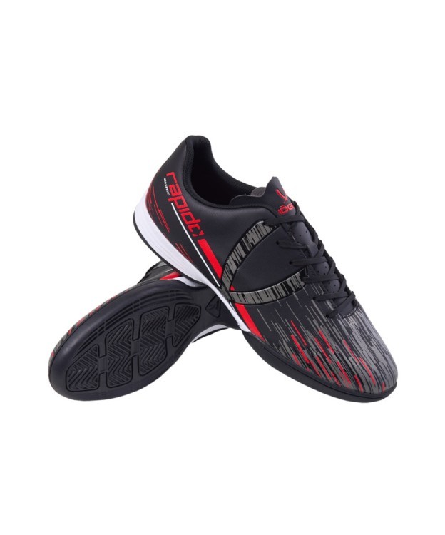 БЕЗ УПАКОВКИ Бутсы зальные JÖGEL Rapido IN Black/grey (2131919)