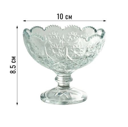 Креманка FUJIN набор из 6 шт.,160 мл (7407-IC7407GCL)