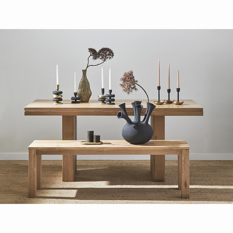 Подсвечник vivlend, 17 см, черный (76298)