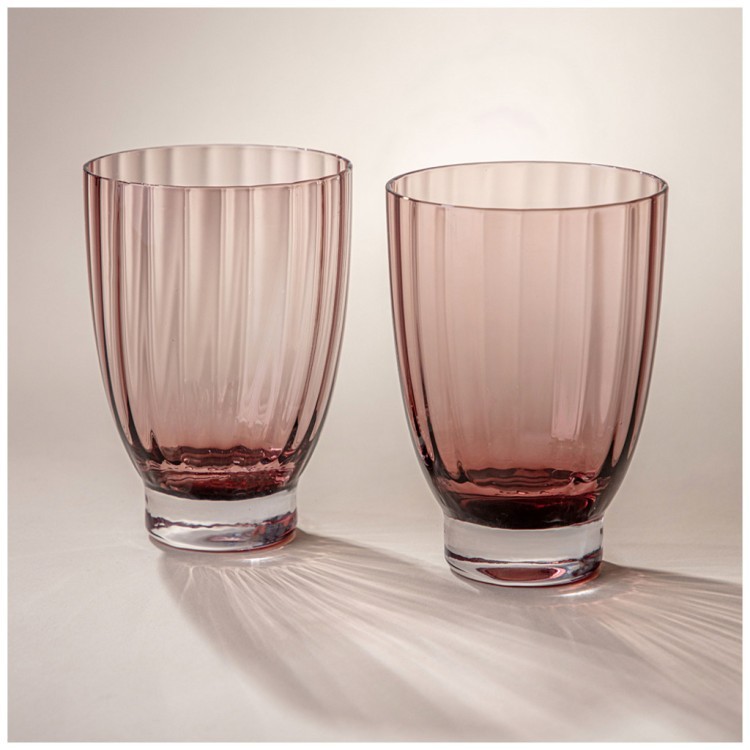 Набор стаканов для воды/сока из 2 шт "mirage" purple 385 мл Lefard (693-024)