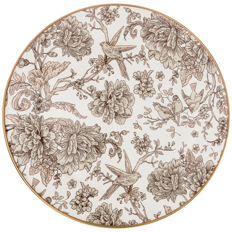 Тортовница agness с крышкой, серия royal garden диа.30см Agness (950-096)