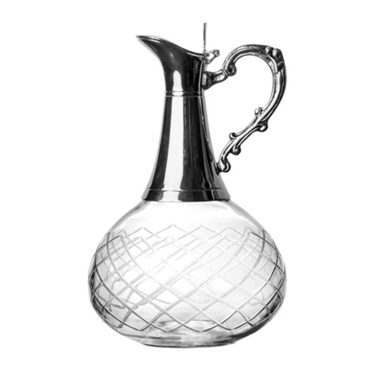 Графин BE-651, никель, посеребрение, silver plated, ROOMERS TABLEWARE