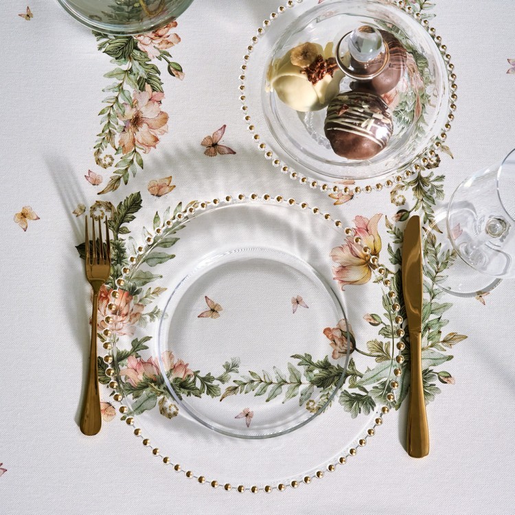 Скатерть "sense" 110х145см ,зеленый, твил100% хлопок с пропиткой Lefard (850-753-20)