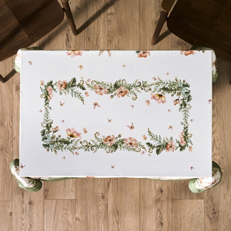 Скатерть "sense" 110х145см ,зеленый, твил100% хлопок с пропиткой Lefard (850-753-20)