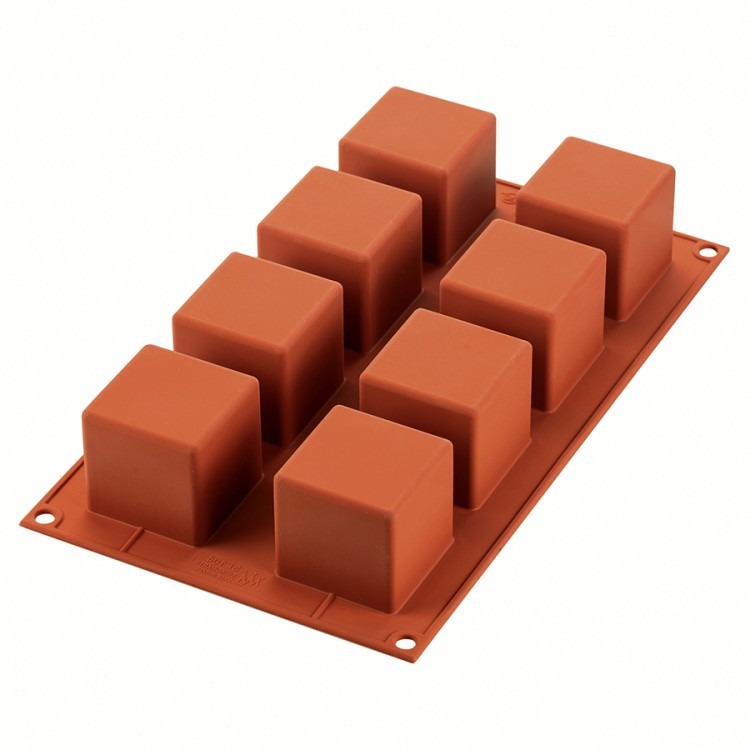 Форма силиконовая для приготовления пирожных cube, 17,6х29,8 см, 1 л (68901)