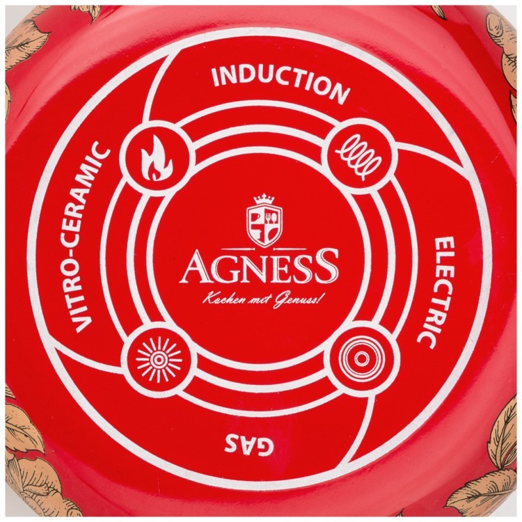 Чайник эмалированный agness, серия ренессанс 2,2л подходит для индукцион.плит Agness (950-149)