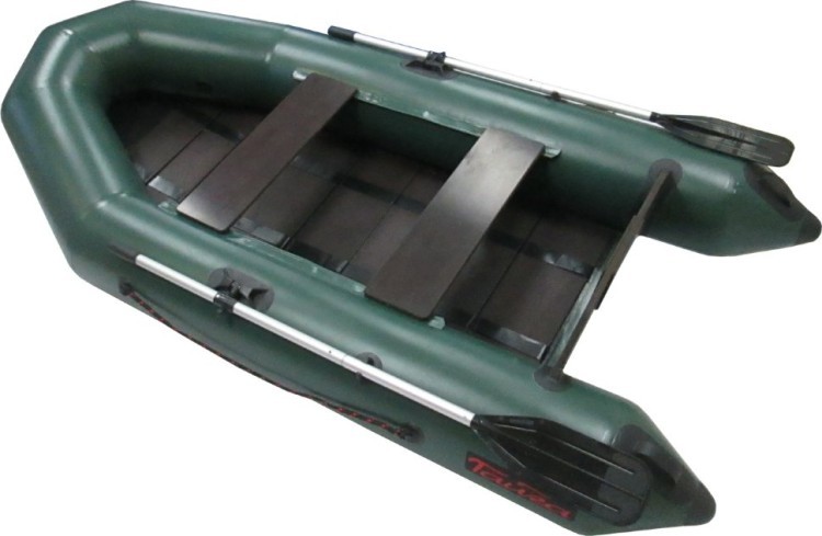 Надувная лодка Лидер Тайга-270Р (зеленая) (55328)
