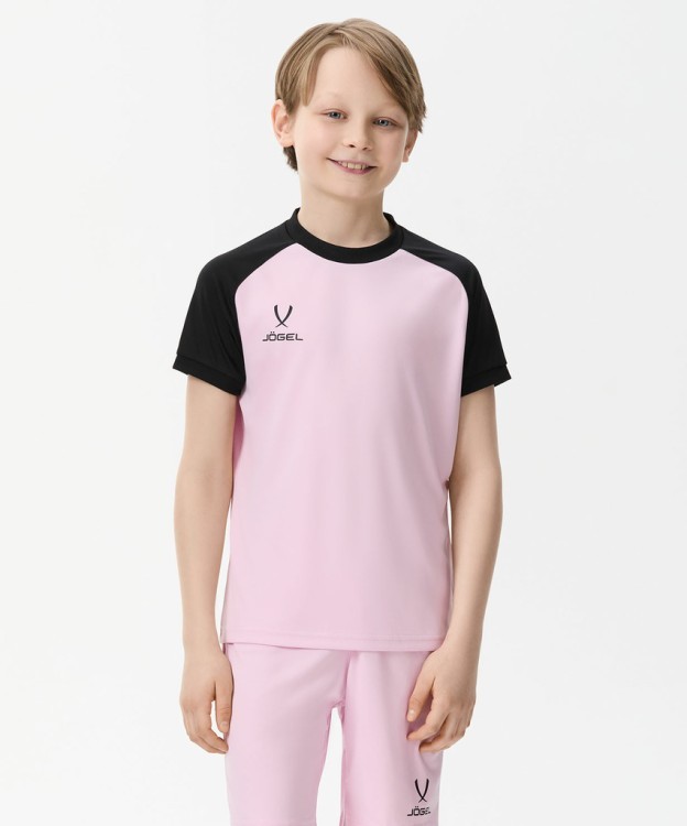Футболка игровая JÖGEL CAMP Reglan Jersey, розовый, детский (2121004) Футболка игровая JÖGEL CAMP Reglan Jersey, розовый, детский (2121004)