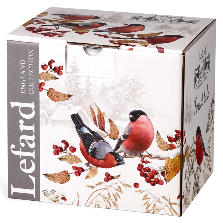 Кружка с двойными стенками "снегири" 410 мл Lefard (887-483)